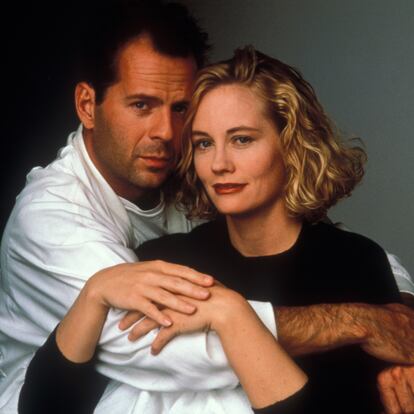 Bruce Willis y Cybill Sheperd, en 'Luz de luna'.