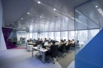 Imagen de las oficinas de The Telecoming Group en Madrid. 