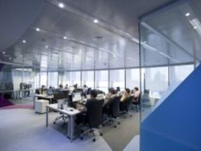 Imagen de las oficinas de The Telecoming Group en Madrid. 