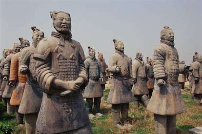 Los guerreros de terracota, de Xian.