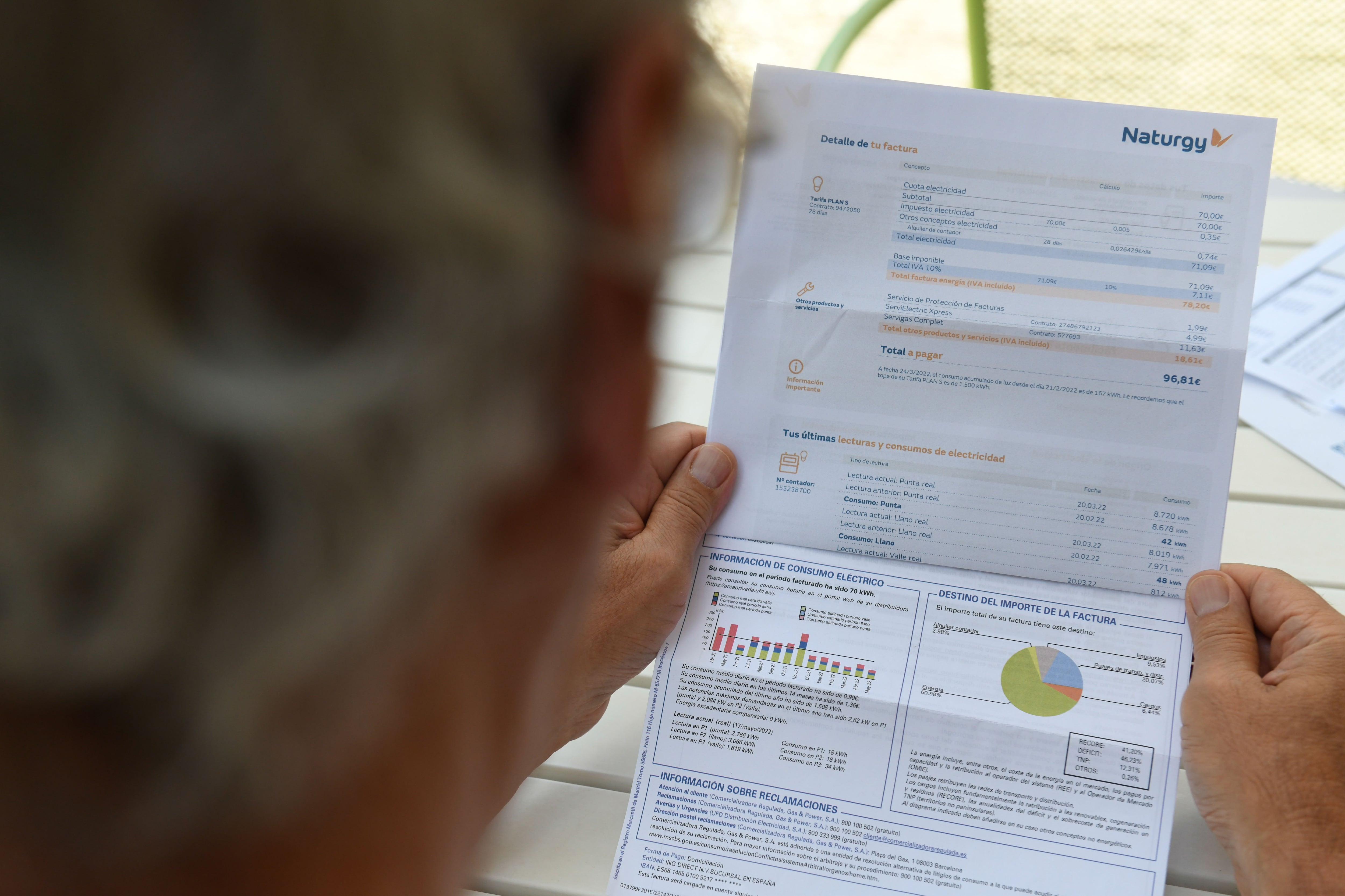 El recibo de la luz de 2025 fue el tercero más elevado de la historia