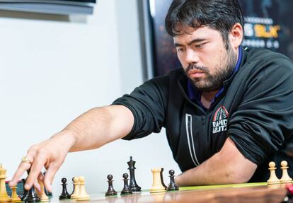 Hikaru Nakamura, durante un torneo de ajedrez 960 el año pasado en el Club de Ajedrez de San Luis (Misuri, EEUU)