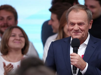 Donald Tusk, favorito para gobernar Polonia tras las elecciones del domingo.