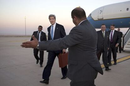 John Kerry llega a Ammán este jueves.