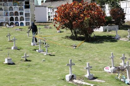 El cementerio de Las Mercedes en Dabeiba, Antioquia.