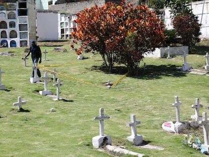 El cementerio de Las Mercedes en Dabeiba, Antioquia.