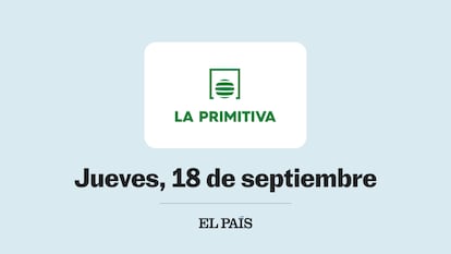 La Primitiva comprobar sorteo del jueves 18 de septiembre de 2025