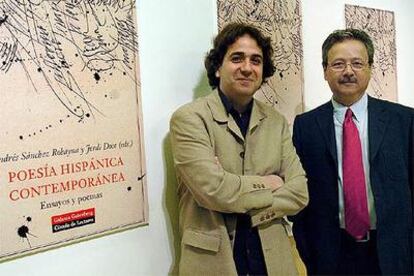 Jordi Doce (a la izquierda) y Andrés Sánchez Robayna.