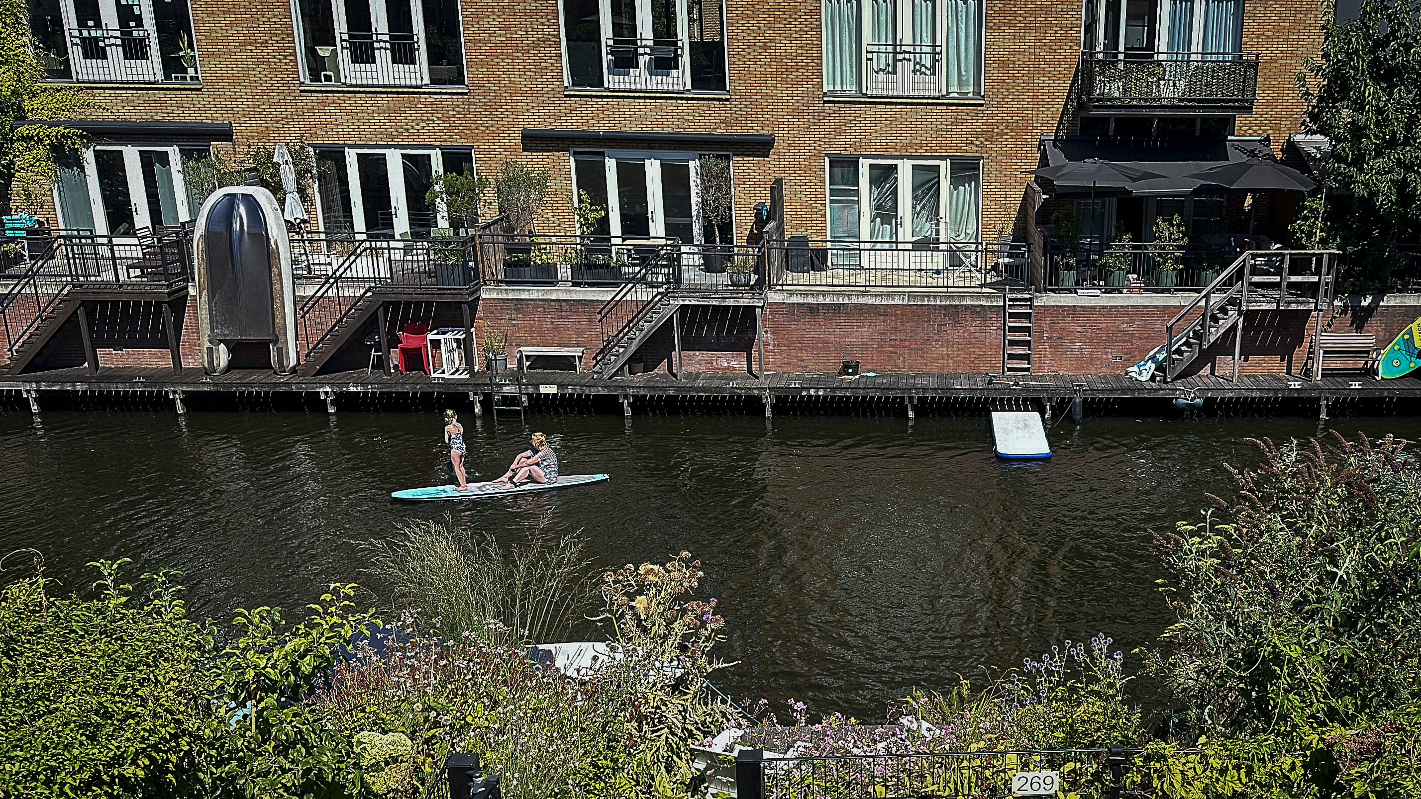 Casas en el barrio de IJburg, en Ámsterdam.