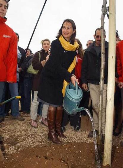 Ségolène Royal, en un acto ecológico en Poitiers en noviembre pasado.