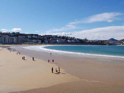 Playa de la Concha en San Sebastián