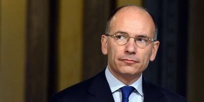 El primer ministro italiano, Enrico Letta.