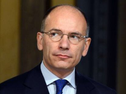 El primer ministro italiano, Enrico Letta.