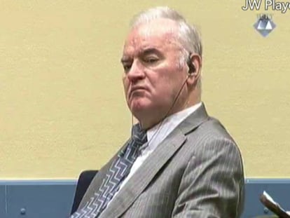 Ratko Mladic ante el Tribunal para la antigua Yugoslavia el pasado 5 de diciembre.