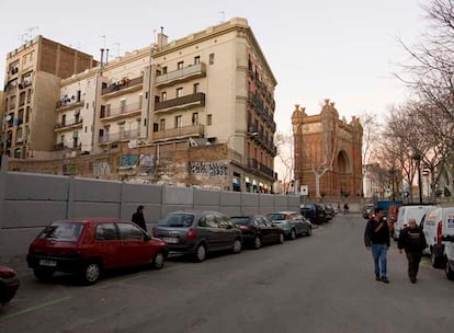 Calle del Rec Comtal, en el barrio barcelonés de Ciutat Vella, por donde pasaba el antiguo riego.