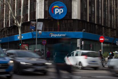 Sede nacional del Partido Popular en la calle Génova, 13.