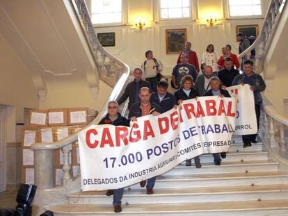 Protesta del Naval en Ferrol