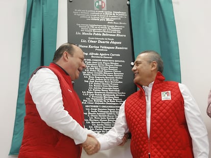 César Duarte y Manlio Fabio Beltrones