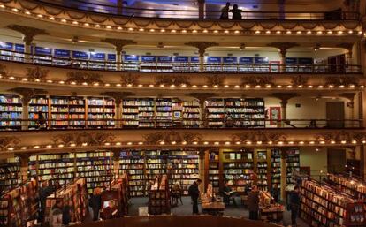 La librería Ateneo Grand Splendid, toda una institución bonaerense.