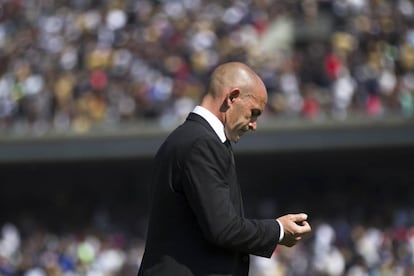 Paco J&eacute;mez, en un partido contra Pumas.