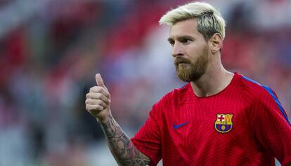 El jugador del Barça Leo Messi.