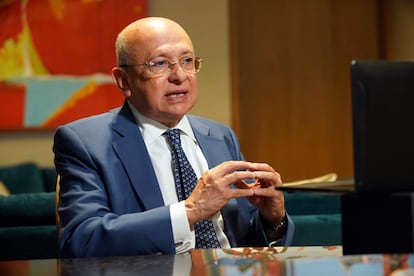 El ministro de Justicia, Eduardo Montealegre, en julio de 2025.