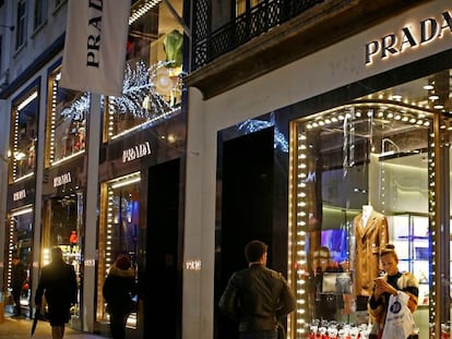 Una tienda de Prada en la capital de Reino Unido, Londres. 