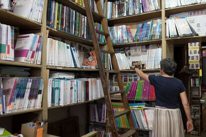 Librería Fortuna en la calle de los Libreros en Madrid.