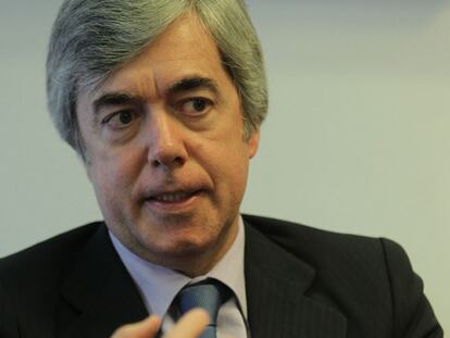 Juan Carlos Ureta, en la sede de Renta 4 en Madrid.