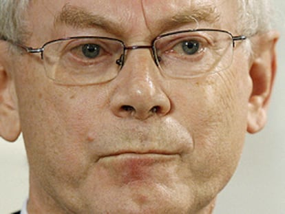 Herman Van Rompuy, durante una rueda de prensa en Viena.