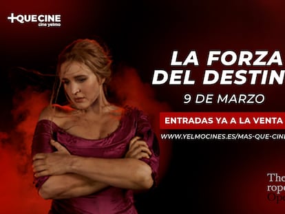 Cartel promocional de 'La forza del destino', que se podrá ver el 9 de marzo en cines Yelmo a través de +QueCine.