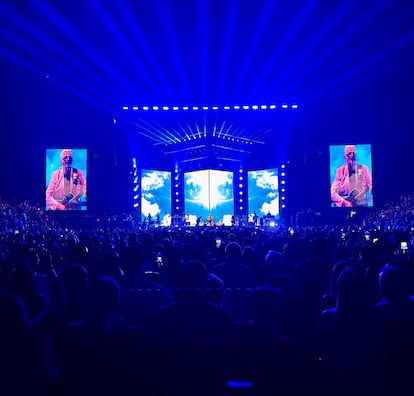 Concierto de Alejandro Sanz en Miami Arena, con equipos de DAS Audio.