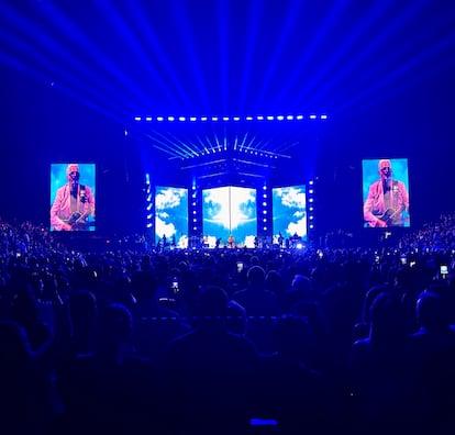 Concierto de Alejandro Sanz en Miami Arena, con equipos de DAS Audio.