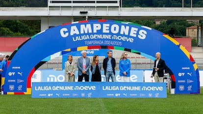 The closing ceremony of the 7th season of 'LaLiga Genuine Moeve' in Lezama this Sunday, in an image assigned to the Laliga Foundation.