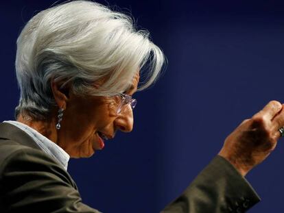 Christine Lagarde, presidenta del BCE 