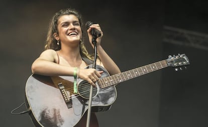 Amaia en un concierto el 5 de julio pasado.