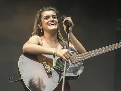 Amaia en un concierto el 5 de julio pasado.