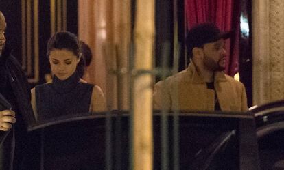Selena Gomez, con su actual pareja The Weeknd, en París.