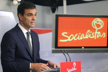 El secretario general del PSOE, Pedro Sánchez.