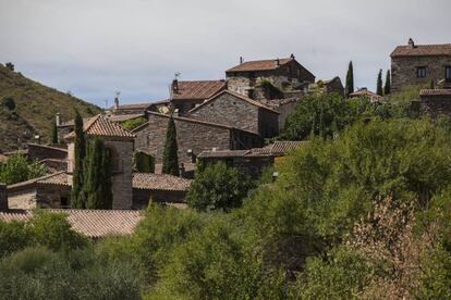 Casas en el municipio de Patones de Arriba.