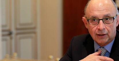 El ministro de Hacienda, Cristóbal Montoro.