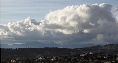 La sierra de Guadarrama de Madrid.