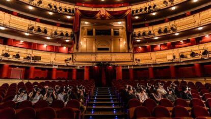 Imagen del interior del Teatro Real.