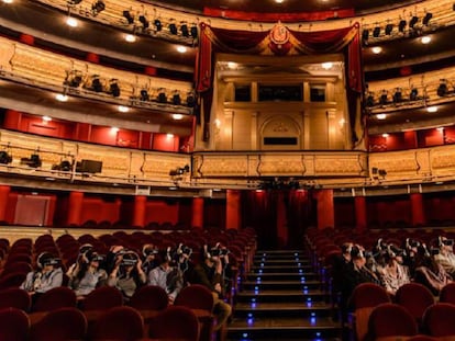 Imagen del interior del Teatro Real.