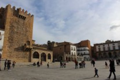 Plaza Mayor de C&aacute;ceres.