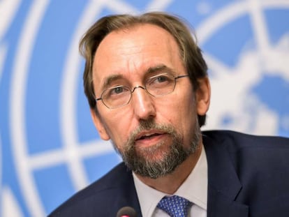 Zeid Ra'ad Al-Hussein, nesta quarta-feira em Genebra.