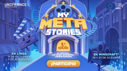 Banner del festival MyMetaStories 2024.