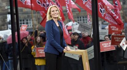 Helle Thorning- Schmidt, primera ministra de Dinamarca.