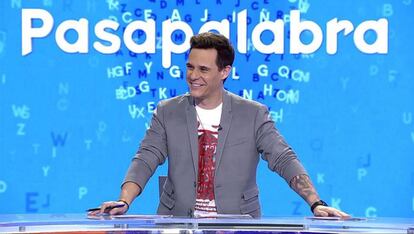 Christian Gálvez, presentador de 'Pasapalabra'.