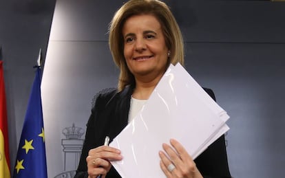 Fátima Báñez, ministra de Trabajo